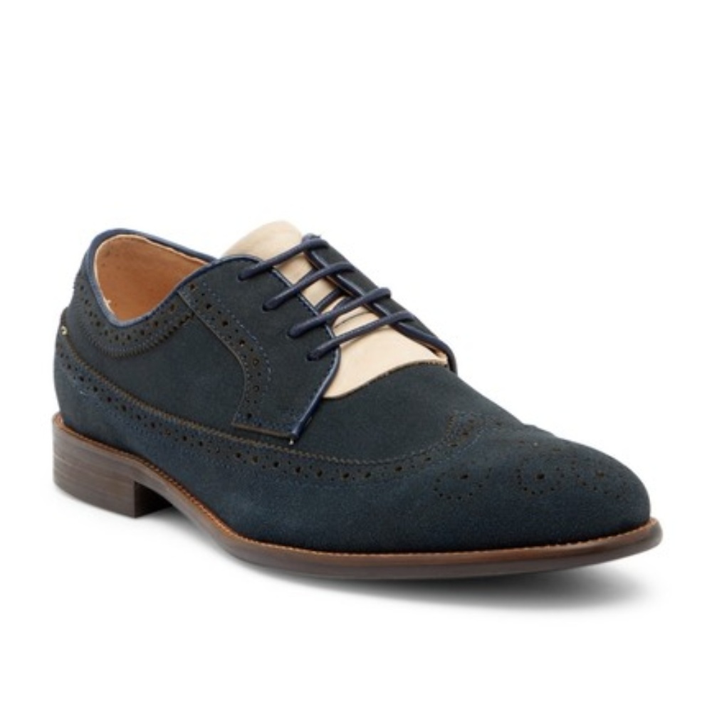 Vintage Foundry Ledge Hill Longwing Derby Suede
